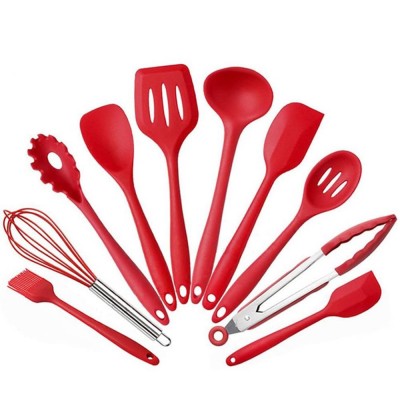 10 Pcs Nonstick Cookware Eco Friendly Cooking Tools Silicone Household Kitchen Utensil Set